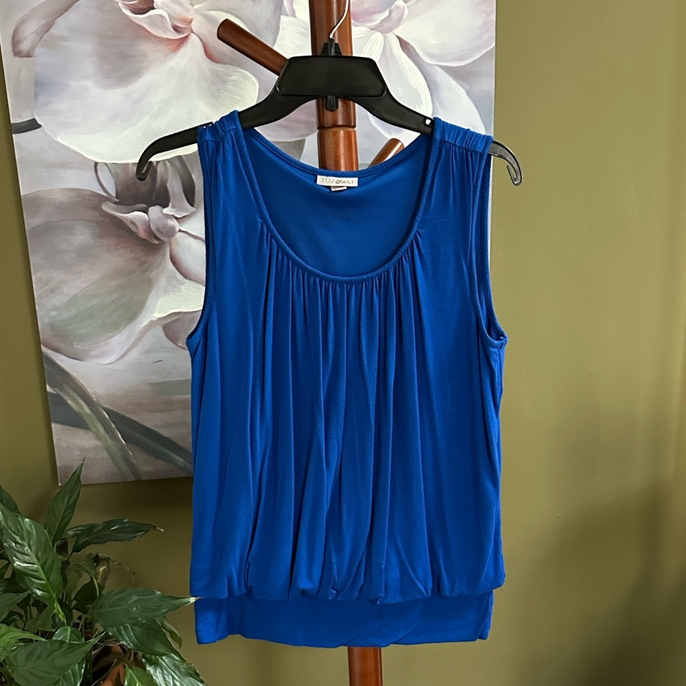 Roxy & Ali Blue Sleeveless Top